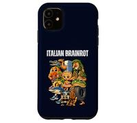 Italian Brainrot Meme Character Vintage Internet Humor Kids Case for iPhone 11