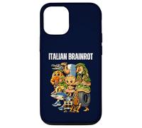 Italian Brainrot Meme Character Vintage Internet Humor Kids Case for iPhone 12/12 Pro