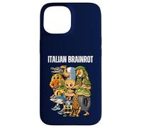 Italian Brainrot Meme Character Vintage Internet Humor Kids Case for iPhone 15