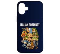 Italian Brainrot Meme Character Vintage Internet Humor Kids Case for iPhone 16 Plus