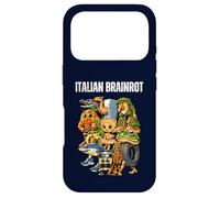 Italian Brainrot Meme Character Vintage Internet Humor Kids Case for iPhone 17 Pro