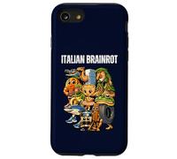 Italian Brainrot Meme Character Vintage Internet Humor Kids Case for iPhone SE (2020) / 7/8