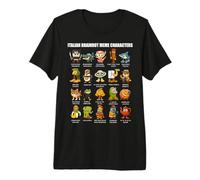 Italian Brainrot Meme Compilation Character Hand Drawn Kids Premium T-Shirt