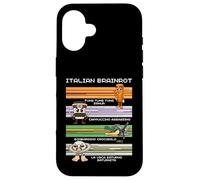 Italian Brainrot Meme Funny Compilation Character Gen Z Kids Case for iPhone 16
