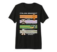 Italian Brainrot Meme Funny Compilation Character Gen Z Kids Premium T-Shirt