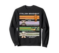 Italian Brainrot Meme Funny Compilation Character Gen Z Kids Sweatshirt