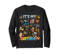 Italian Brainrot Meme It’s My Birthday Kids Boys Girls Teens Long Sleeve T-Shirt