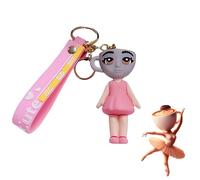Italian brainrot toys, 3d Cartoon Italian Miss Coffee Cup Keyring, Tung Tung Tung Sahur Keyring, Trala Creative Collectible Key Chain Doll Accessories For Car Key, Bag Pendant, Phone Lanyard, (B)