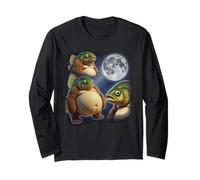Italian Brainrot Trippi Troppi 3 Moon Cursed Brain Rot Meme Long Sleeve T-Shirt