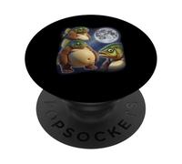 Italian Brainrot Trippi Troppi 3 Moon Cursed Brain Rot Meme PopSockets Adhesive PopGrip