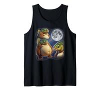 Italian Brainrot Trippi Troppi 3 Moon Cursed Brain Rot Meme Tank Top