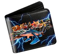 Italian Brainrot Wallet, Custom Boys Wallets & Mens Wallet, PU Leather Bifold Short Wallet for Boys, Tralalero Tralala Creature Cartoon Art Wallet for Fans