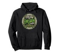 Italian But Irish For Tonight Funny St Patricks Day Heritage Pullover Hoodie