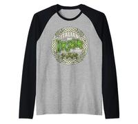 Italian But Irish for Tonight Funny St Patricks Day Heritage Raglan Baseball Tee