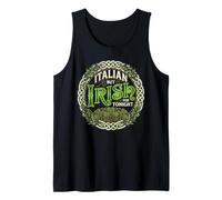 Italian But Irish for Tonight Funny St Patricks Day Heritage Tank Top