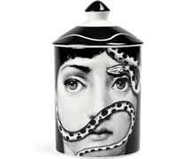 Italian Candle Holder Handmade Modern Art Vase Female Face Design Aromatherapy Glass Elegant Table Decoration Home Office Pretty Face