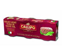 Italian Canned Tuna in Olive Oil Callipo 2.8 Oz (Pack of 9) by Callipo
