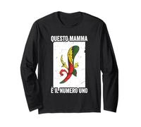Italian Card Game Scopa Lover Nonna Mamma Italian Scopa Long Sleeve T-Shirt