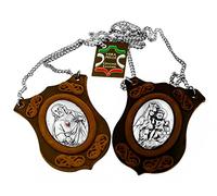 Italian Catholic Scapular, Brown Mt. Carmel Scapular Deluxe Leather by Religious Gifts