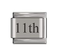 Italian Charms Number Birthday Dates Days Charms fits all Classic 9mm Bracelets UK stock (11th)
