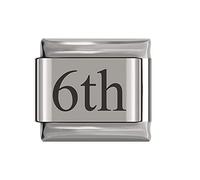Italian Charms Number Birthday Dates Days Charms fits all Classic 9mm Bracelets UK stock (6th)