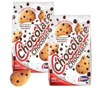 Italian Chocolate Chip Biscuits 500g - 2 x Pack - Soft Shortbread Style Cookies with Rich Chocolate Drops, Traditional Italian Biscotti for Tea, Coffee & Snacking - Mibc