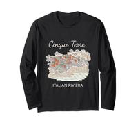 Italian Coast Trip Cinque Terre View Summer Italy Long Sleeve T-Shirt