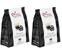 Italian Coffee, 64 Coffee Capsules Compatible with Nescafé® Dolce Gusto® - Ristretto, Extra Strong and Intense Espresso, Full Body and Powerful Taste, Intensity 10 (Pack of 2)