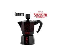 Italian coffee maker - BIALETTI - Moka express - Stranger Things Collection - 6 cups - 270 ml - Black / Red