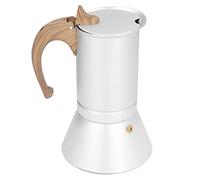 Italian Coffee Maker, Professional Metal Italian Coffee Maker Moka Pot with Fine Construction Stovetop Coffee Maker for Induction, Electric, Electric Ovens, Gas Hobs (300ml)
