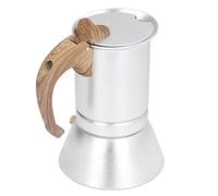 Italian Coffee Maker, Professional Metal Italian Coffee Maker with Fine Construction Moka Pot Mocha Pot for Induction, Electric, Electric Ovens, Gas Hobs (150ml)