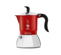 Italian Coffee Pot Bialetti FIAMMETTA INDUCTI Red Stainless steel 2 Cups