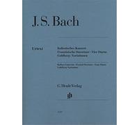 Italian Concerto, French Overture, Four Duets, Goldberg Variations - piano - (HN 1129): Urtextausgabe ohne Fingersatz