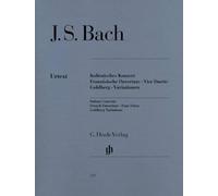 Italian Concerto, French Overture, Four Duets, Goldberg Variations - piano - (HN 129)