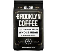 ITALIAN Dark Roast Whole bean - 5 LB Extra Strong Coffee - The World’s Strongest Coffee Beans | Classic Black Coffee, Breakfast, House Gourmet, Italian Espresso- Roasted in New York