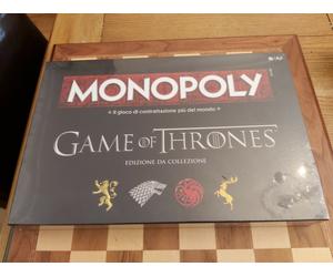 ITALIAN EDITION Game of Thrones 2018 Monopoly Hasbro Official Product BNIB SEALE