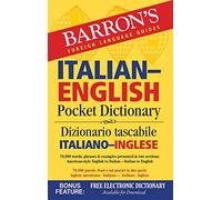 Italian-English Pocket Dictionary: 70,000 words, phrases & examples (Barron's Pocket Bilingual Dictionaries)