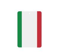 Italian Flag Car Air Fresheners Cards - Set Of 4 Pieces,For Cars & Home, Long-Lasting Lavender Fragrance
