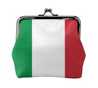 Italian flag coin purse for women,small womens wallet,small makeup bag for purse,ultra-thin retro change wallet, Black, One Size, Art Deco