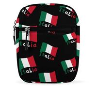 Italian Flag Crossbody Bag for Women Sling Handbags Mini Purses Messenger Shoulder Bags