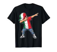 Italian Flag Dab Boy Youth National Pride T-Shirt