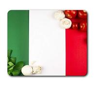 Italian Flag Food Italy Mouse Mat Pad Computer PC Laptop Gaming Office Home Desk Accessory Gadget 3905