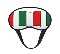 Italian Flag Green White Red Sleep Mask 100% Light Blocking Eye Mask for Sleeping, Sleep Mask for Unisex for Travel/Nap