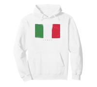 Italian Flag Grunge Distressed Style Effect Men's Women's Pullover Hoodie