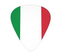 Italian flag guitar pick set, 3 different thicknesses, 12 pieces for a variety of instruments