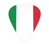 Italian flag Guitar Picks 12 Pack Assorted Thickness-0.46mm 0.71mm 0.96mm Thin Medium Heavy Picks for Acoustic Electric Guitar Ukulele