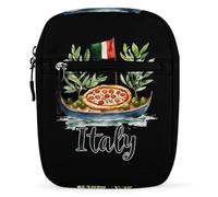Italian Flag Italy Gondola Pizza Olive Mini Crossbody Bag Unisex Anti-Theft Side Shoulder Bags Travel Small Messenger Bag