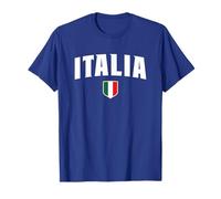 Italian Flag Italy Shirt Vintage Italia boys & girls Blue T-Shirt