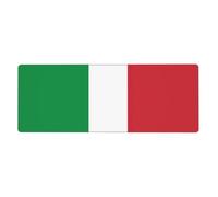 Italian Flag Keyboard and Mouse Pad, Extra Large Desk Cover, Spill Resistance Mat for Smooth Tracking