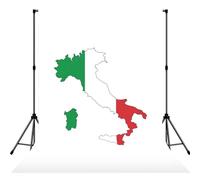 Italian Flag Map Print Backdrop For Photoshoot, Photo Backdrop Background Curtain For Photography Portraits(No Stand)